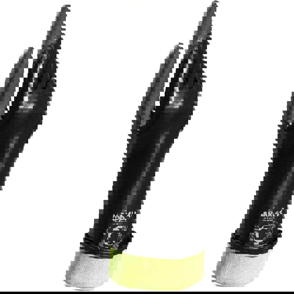 Chemical Resistant Gloves; Glove Type: Cut & Chemical Resistant ; Material: Nitrile/PVC ; Numeric Size: 9 ; Coating Material: Nitrile; PVC ; Lining Material: Seamless Textile Support ; Thickness: 1.6mm